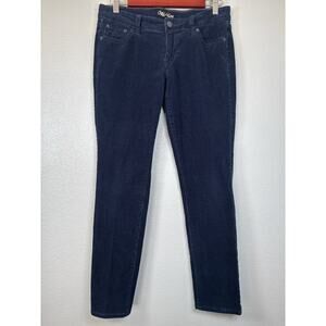Old‎ Navy Women's Corduroy Pants Navy Blue Straight Leg Size 10 Regular Low Rise